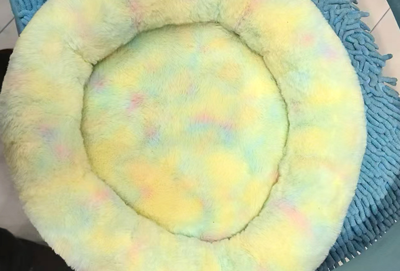 Ткань из искусственной норки цвета радуги, 500GSM, европейская норка Ткань из искусственной норки цвета радуги, 500GSM, европейская норка